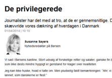 Debatindlæg, Journalisten